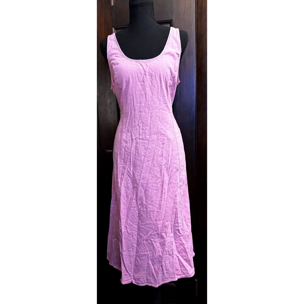 Smocked Back Midi Dress - Size L